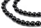 The Bead Chest Round Black Obsidian Beads (8mm): Organic Gemstone Round Spherical Energy Stone Healing Power Crystal for Jewelry Bracelet Mala Necklace Making